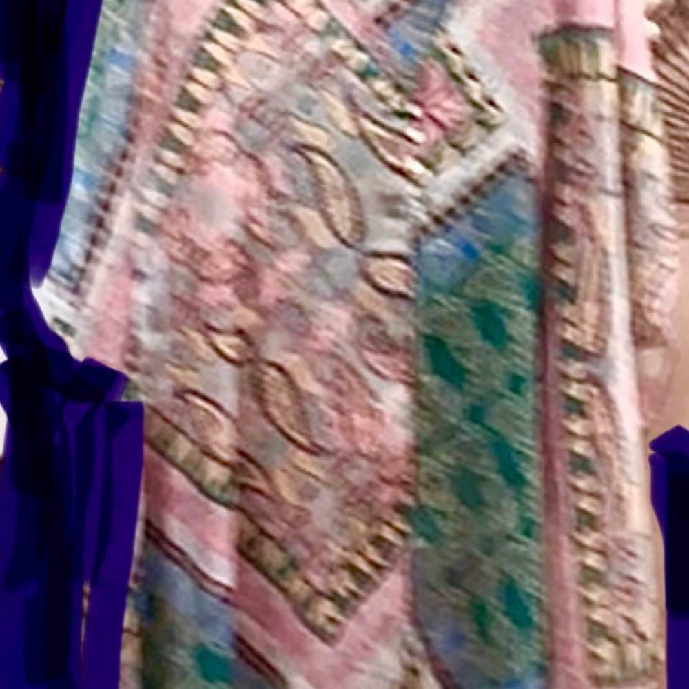 Zara England, midi, elegant open kaftan tunic ,elegant NEW coverup